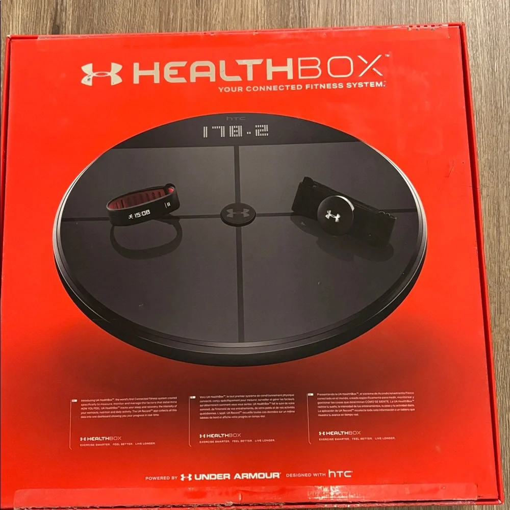 NIB Under Armour HealthBox in Bold Red